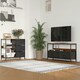 image 4 of HOMCOM Chest Dresser Tower with 3 Drawers Storage Cabinet Organizer, Beige