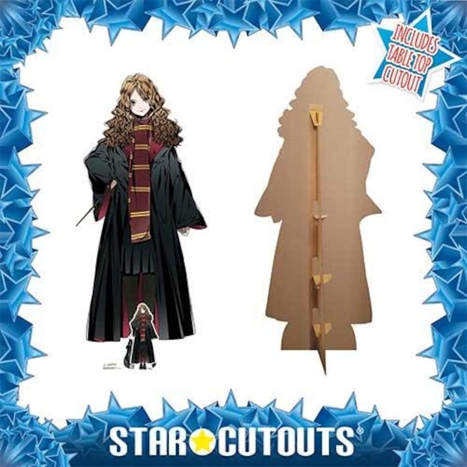 image 1 of Hermione Granger Anime Style Harry Potter Lifesize Cardboard Cutout 167cm