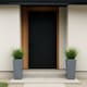 image 2 of URBI 26.5cm Concrete Effect Square Planter with Internal Insert | Grey | Grey & Set of 4 | 4