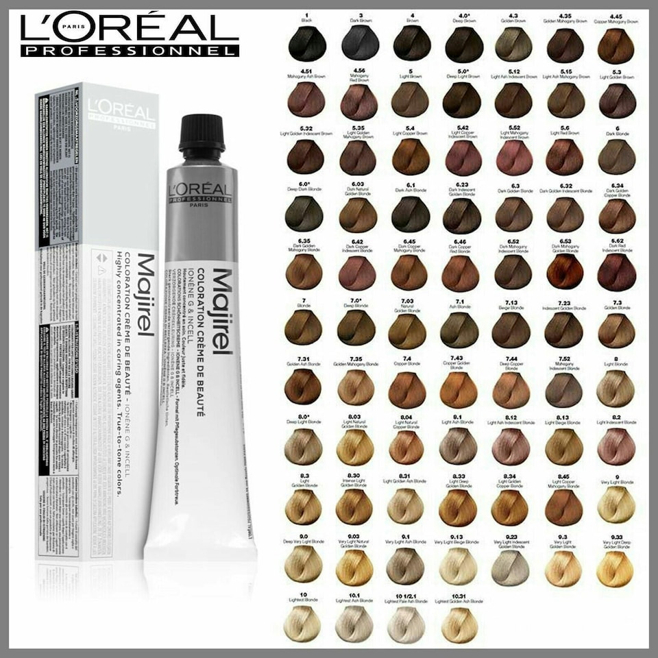image 1 of L'Oreal Majirel Professional Hair Colour Golden 50ml Gold