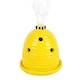 image 2 of Something Different Beehive Incense Cone Holder - Yellow - One Size