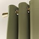 image 4 of OHS Essentials Eyelet Blackout Thermal Curtain Pair - 66x54 inch | Green | Olive