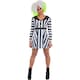 image 2 of Beetlejuice Womens/Ladies Costume | Black | Black/White | 8-10 years | 1