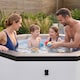 image 3 of Wave Como 6 Person Eco Foam Hot Tub, EnergySave Bundle, Pebble White