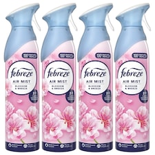 Febreze Blossom & Breeze Air Freshener Spray 185ml 4 Pack