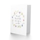 image 2 of Wedding Card Marriage Poem Best Thing Hepburn Quote Floral