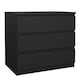image 1 of Naia Chest of 3 Drawers in Black Matt