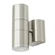 image 1 of BHS Delting Up or Down Outdoor Wall Light, Stainless Steel