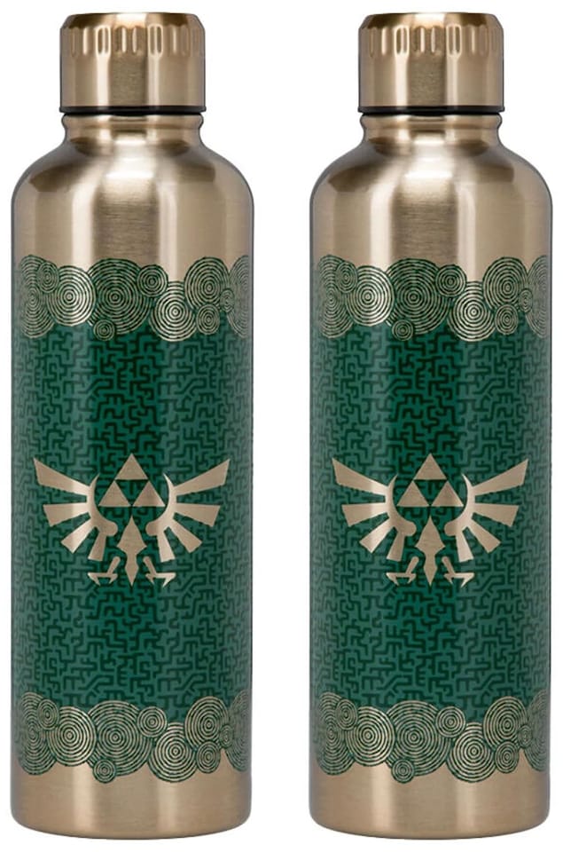 image 1 of Tears of the Kingdom Zelda Metal Water Bottle, Officially Licensed Insulated Drink Bottle for Hot & Cold Drinks, Paladone