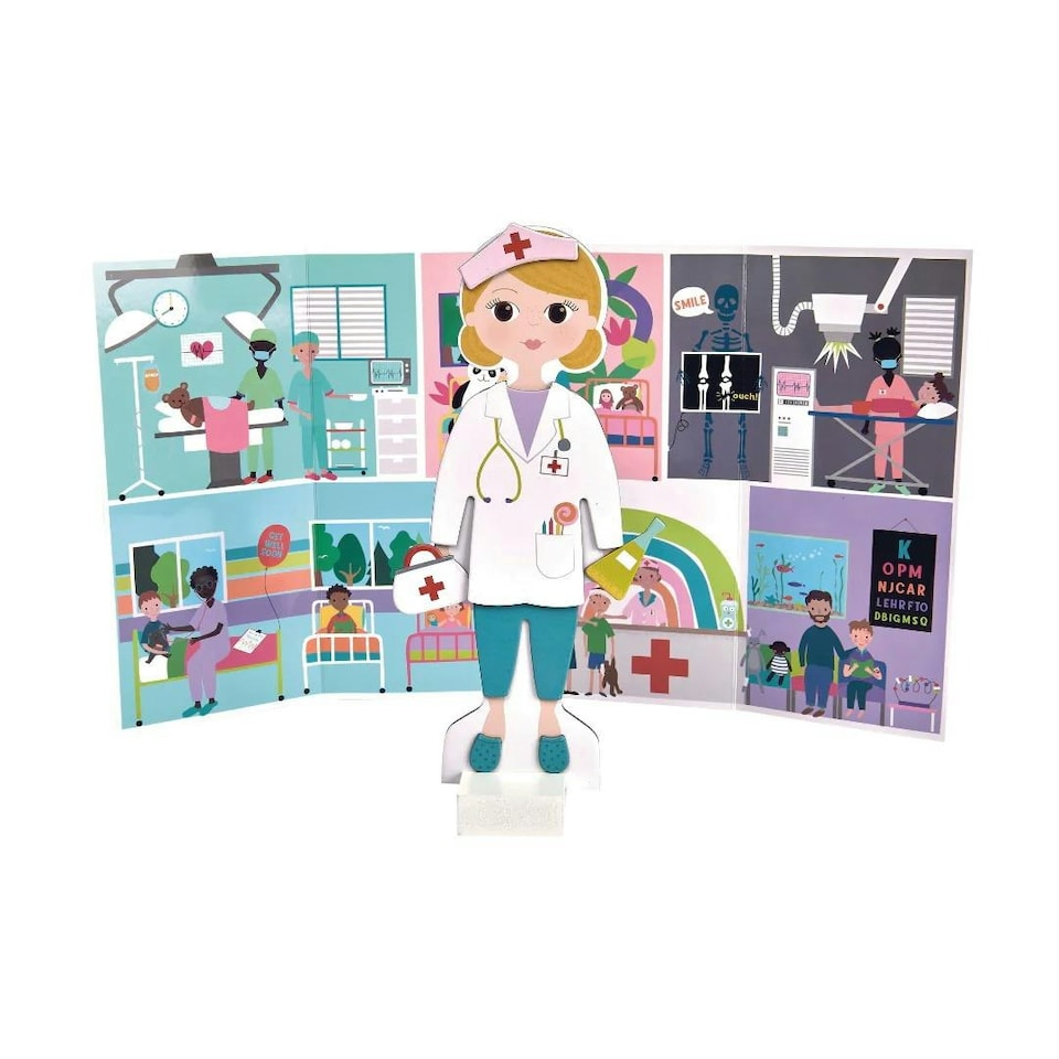 image 1 of Floss & Rock Magnetic Dress Up Doll - Florence