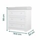 image 5 of Tutti Bambini Rio Chest Changer - White/Dove Grey