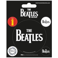 The Beatles Stickers Set - Black/White - One Size