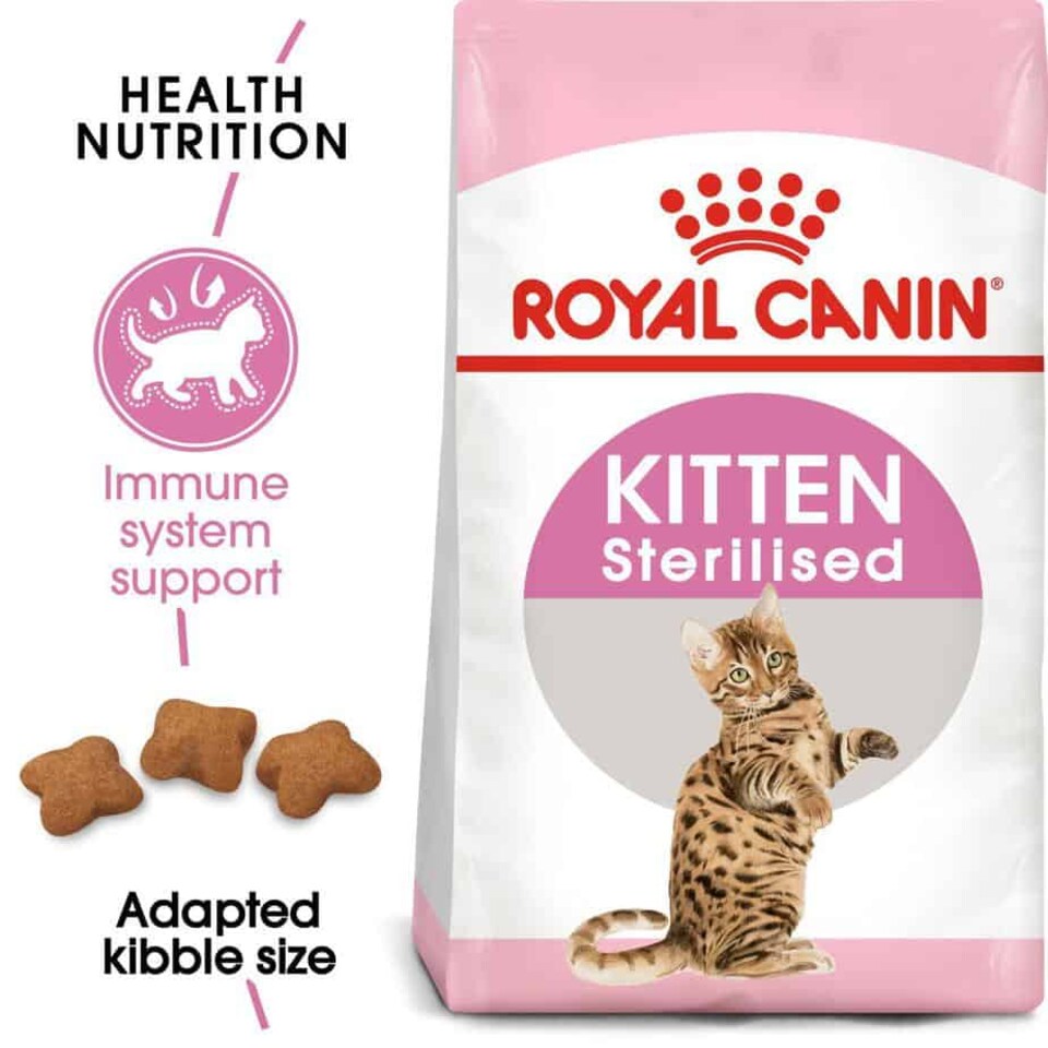 image 1 of Royal Canin Sterilised Kitten Dry Cat Food - 2 kg | Multi | 2kg | Turkey, Rice | 1