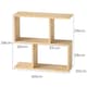 image 3 of Levede Slim Sofa Side Table Narrow End Accent Table 3 Tier for Living Room 20cm | Clear | Natural