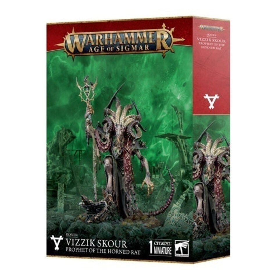 Warhammer: Age of Sigmar - Skaven - Vizzik Skour Prophet of the Horned Rat