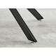 image 5 of Furniturebox Leonardo 6 Black Leg Dining Table