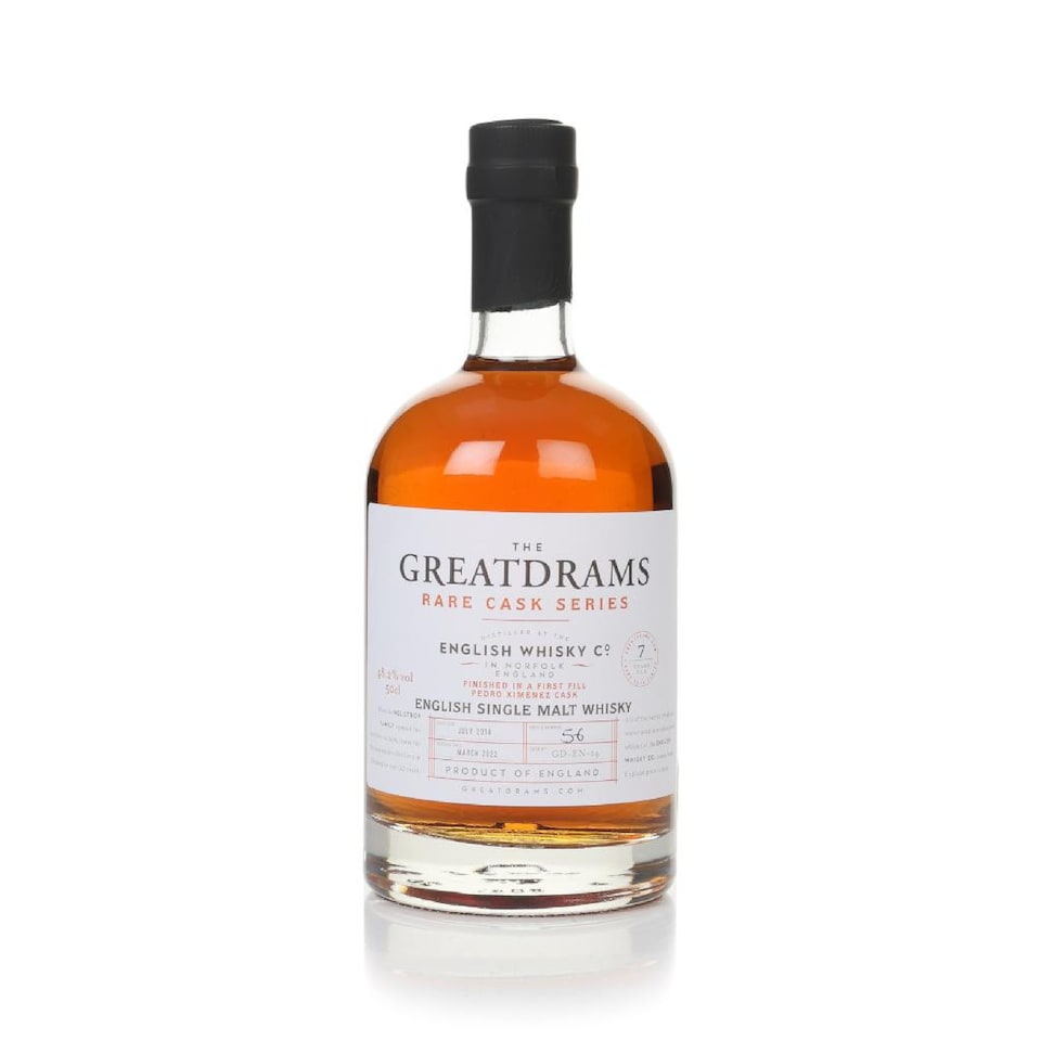 image 1 of English Whisky Co. 7 Year Old 2014 cask GD-EN-14 - Rare Cask Series GreatDrams