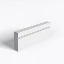 Double Set - Moisture Resistant MDF Primed Square Groove Architrave - 25mm (T) x 69mm (H)