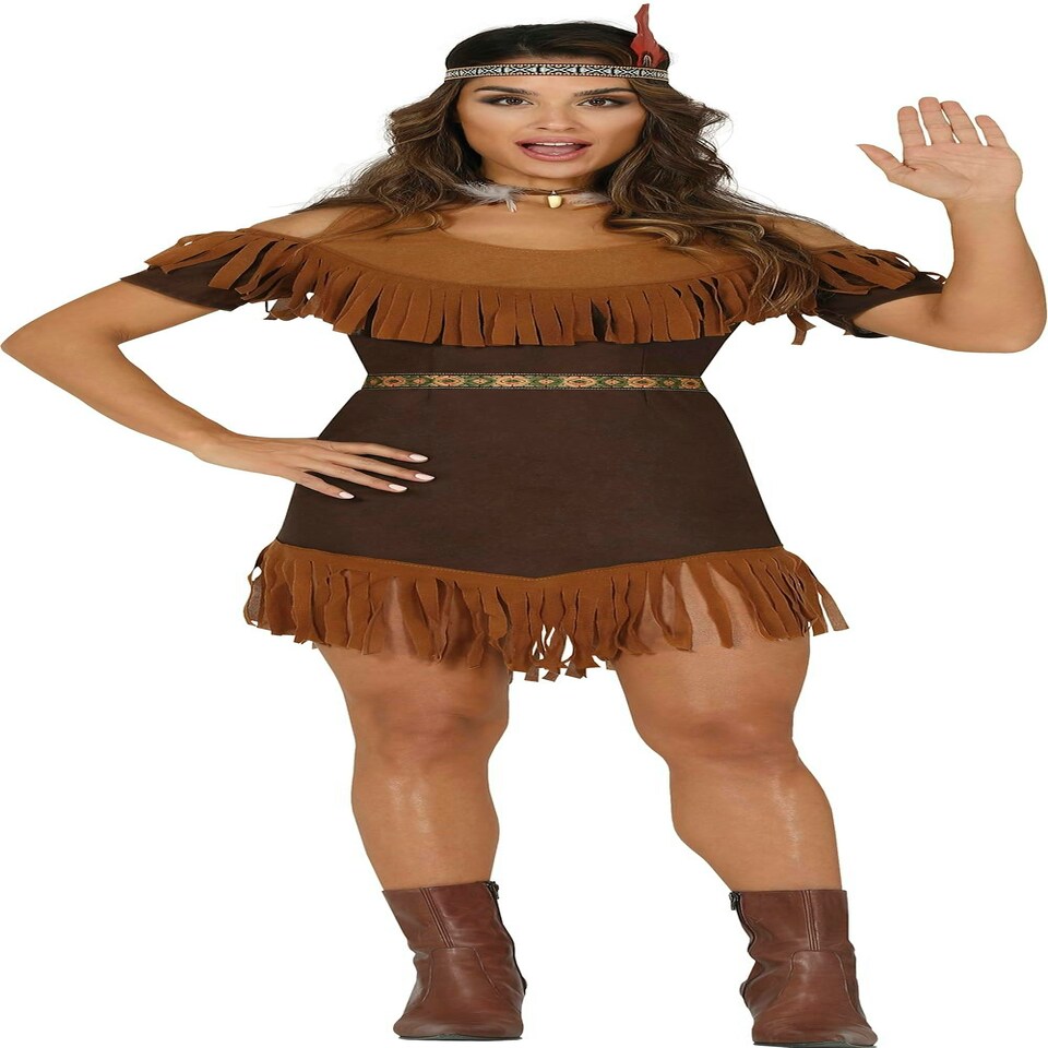image 1 of Fancy Dress Adult Indian Women - L