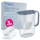 image 1 of BRITA Water Filter Jug Style Essential (2.4L) Stone Blue incl. 3x MAXTRA PRO Pure Performance Cartridges