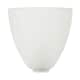 image 3 of Stylish Pair of Frosted White Glass Shades with Classic Shape for E14 and E27 | White | White | 1