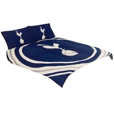 Tottenham Hotspur FC Pulse Duvet Cover Set - Navy/White - Double