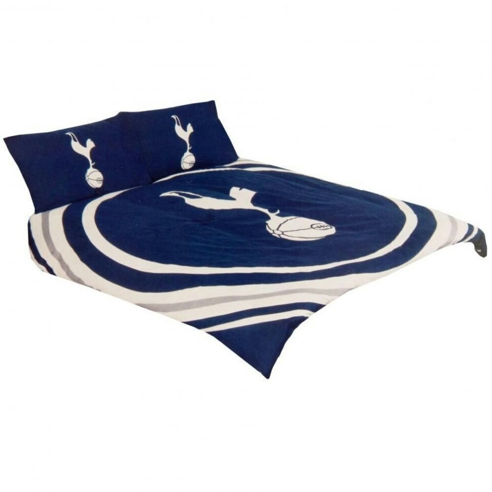 image 1 of Tottenham Hotspur FC Pulse Duvet Cover Set - Navy/White - Double