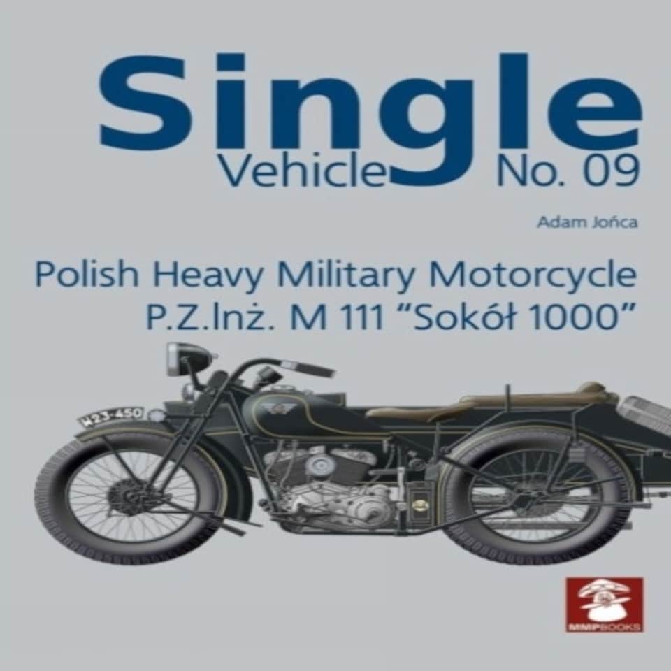 Single Vehicle Polish Heavy Military Motorcycle P.z.inz. M 111 "sokol 1000: