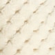 image 5 of OHS 2 Pack Soft Jumbo Waffle Fur Decorative Square Cushion Covers | White | 45 x 45 cm