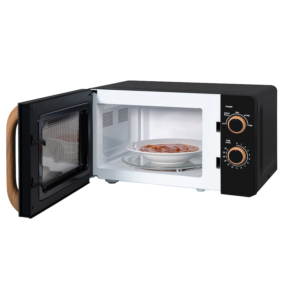 image 1 of Russell Hobbs RHMM713B-N/01 Manual Microwave 17L 700W Scandi Black