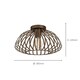 image 4 of EGLO Espinal Brown Steel Contemporary Ceiling Light