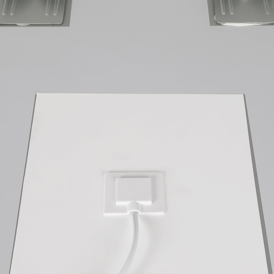 image 1 of Emitto LED Wall Mirror Anti-fog Bathroom Mirrors Makeup Light 100x70cm | White