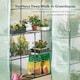 image 3 of VonHaus Walk In Greenhouse with 8 Shelves & PVC Cover