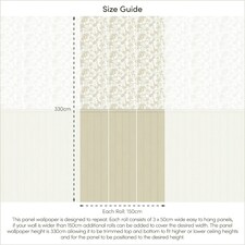 Vintage Explorer Panel Wallpaper in Neutral with Neutral Panel Multi