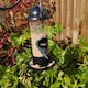 image 3 of Tom Chambers Roll Top 2 Port Garden Wild Bird Hanging Grey and Black Plastic Seed Feeder