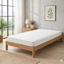 Single Memory Foam Mattress with High Density Foam Base, Approx 5 Inch/13cm Thick, Medium Feel Mattress, Mattress In A Box