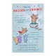 image 1 of Passed Exams/Congratulations Card for Him/Her/Friend | Sweet Cartoon Design