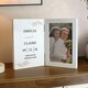 image 3 of Personalised Anniversary Wooden Hinged 6x4 Photo Frame | White | One Size