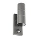 image 4 of CGC MIA Dark Grey Stainless Steel GU10 Up-and-Down Outdoor Wall Light IP44 with PIR Motion Sensor.