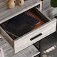 image 4 of Vida Designs Brooklyn 2 Drawer Console Table With Shelf, Grey