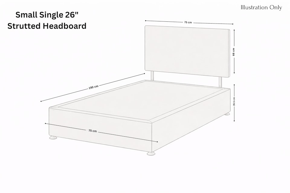 image 1 of Sloomy Alabama Mustard Plush Divan Bed Base No Drawers With 26 Inch Strutted Headboard | Gold | Mustard | Small Single | 1