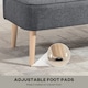 image 6 of HOMCOM Velvet-Feel Double Sofa w/ Wood Frame Foam Padding | Grey | Dark grey | Two Seater