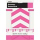 image 2 of Unique Party Paper Polka Dot and Chevron Bunting - Pink/White - 12ft