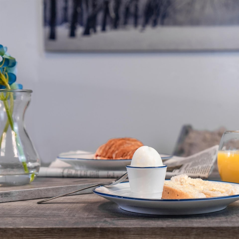 image 1 of Nicola Spring White Farmhouse Side Plates - 16cm - Pack of 6 | White | White