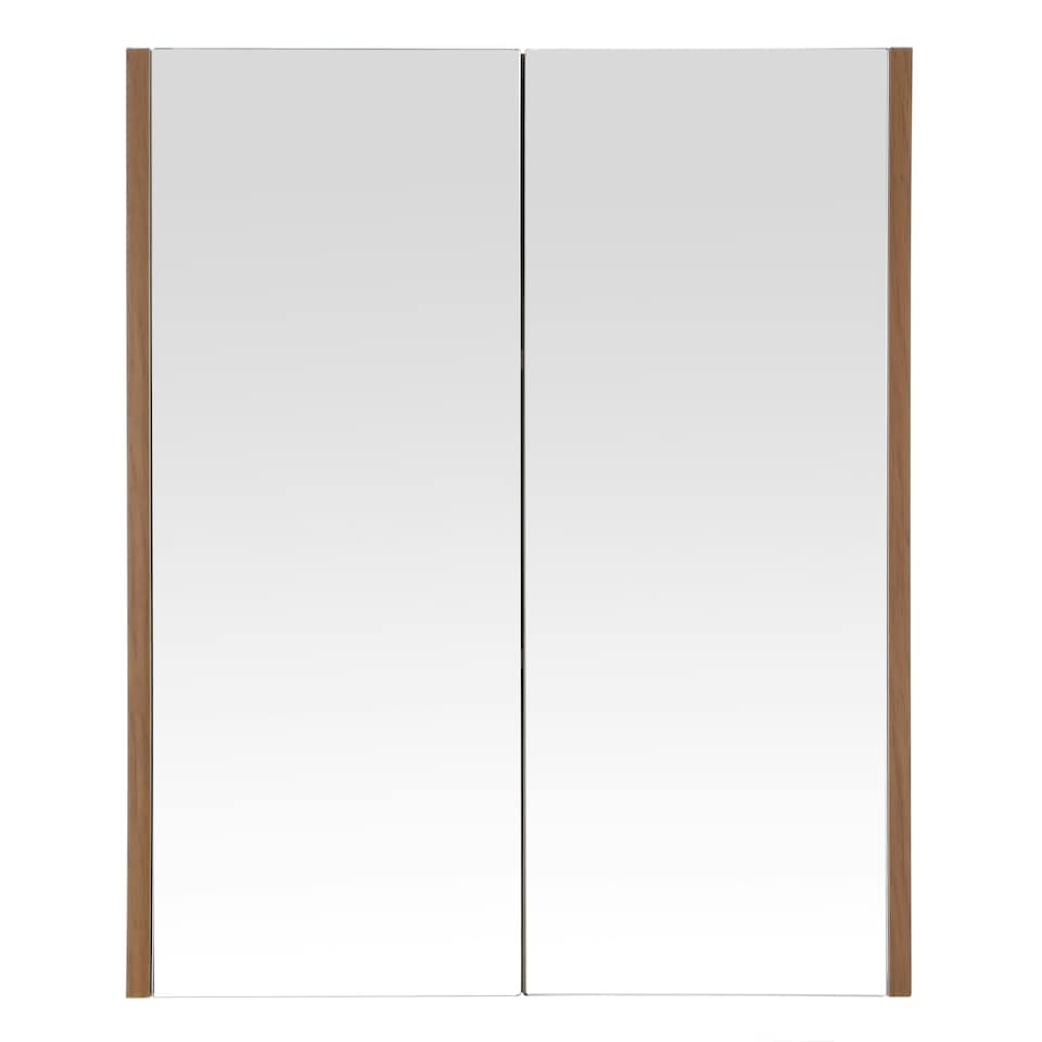 image 1 of Vida 2 Door Oak Effect Wall Cabinet Cream