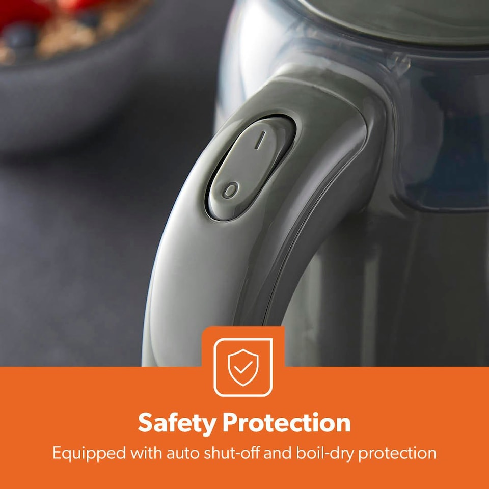 image 1 of GEEPAS 2200W Illuminating Electric Kettle|Grey