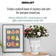 image 6 of White Oval Face Planter Head Buddha Plant Pot Indoor Pot Cover L19 W18 H24 cm, 2.6 ltrs Cap.