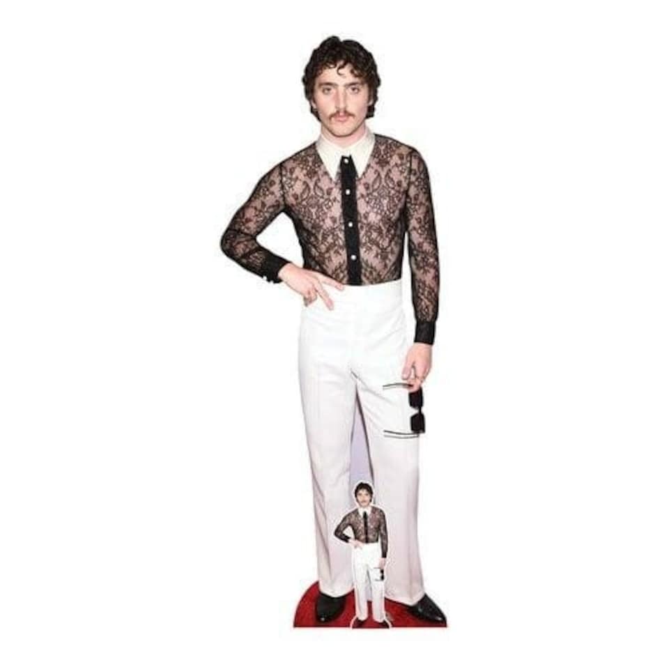 image 1 of Benson Boone Lace Shirt Lifesize Cardboard Cutout 185cm