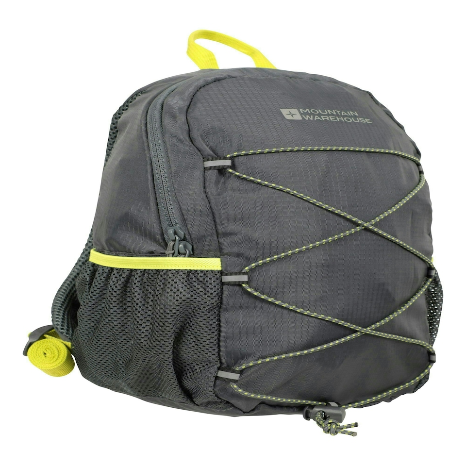 image 1 of Mountain Warehouse Trek Backpack Padded Soft Breathable Everyday Rucksack Bag Grey | Charcoal