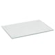 image 1 of Harbour Housewares Glass Kitchen Chopping Board - 50 x 40cm - Clear | Clear | Clear